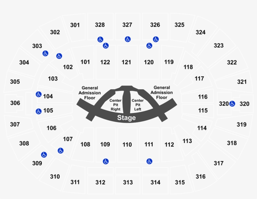 Bok Seating Chart Luke Combs, transparent png #5915387