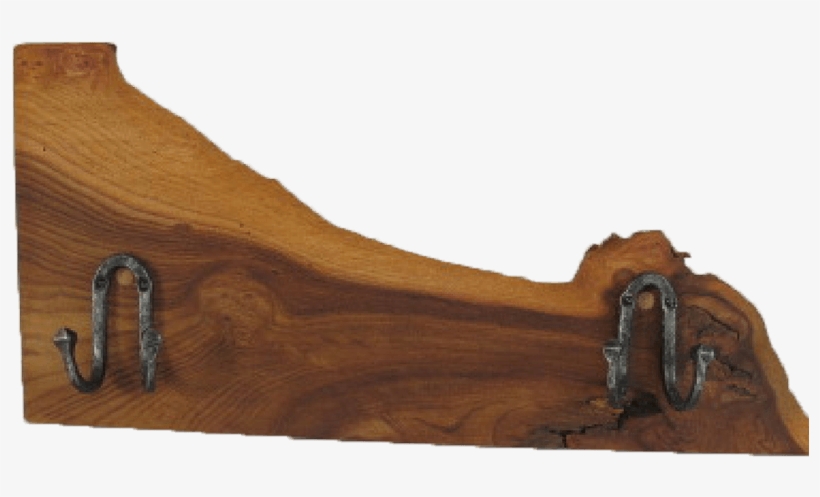 Coat Rack, Handmade From Local Wood And Handmade Hooks - Rifle, transparent png #5915846