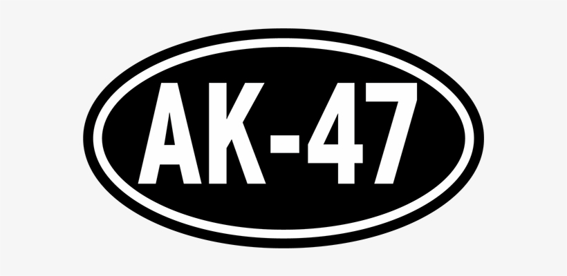Ak-47 Oval Decal - Cybergun, transparent png #5916170
