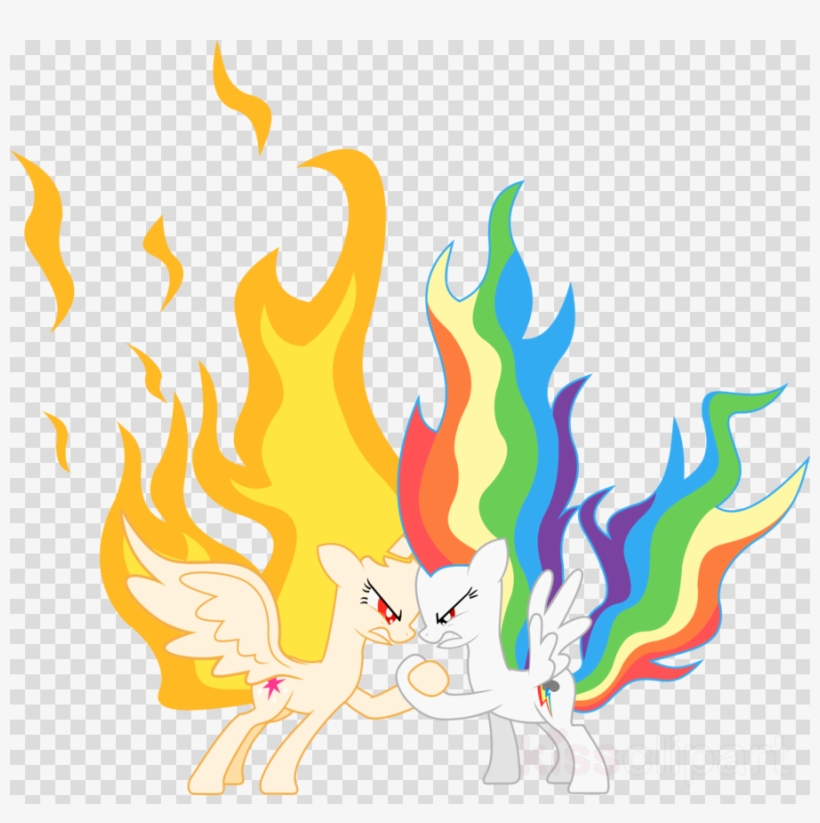 My Little Pony Fire Twilight Clipart Twilight Sparkle - Rainbow Wings Rarity, transparent png #5916513