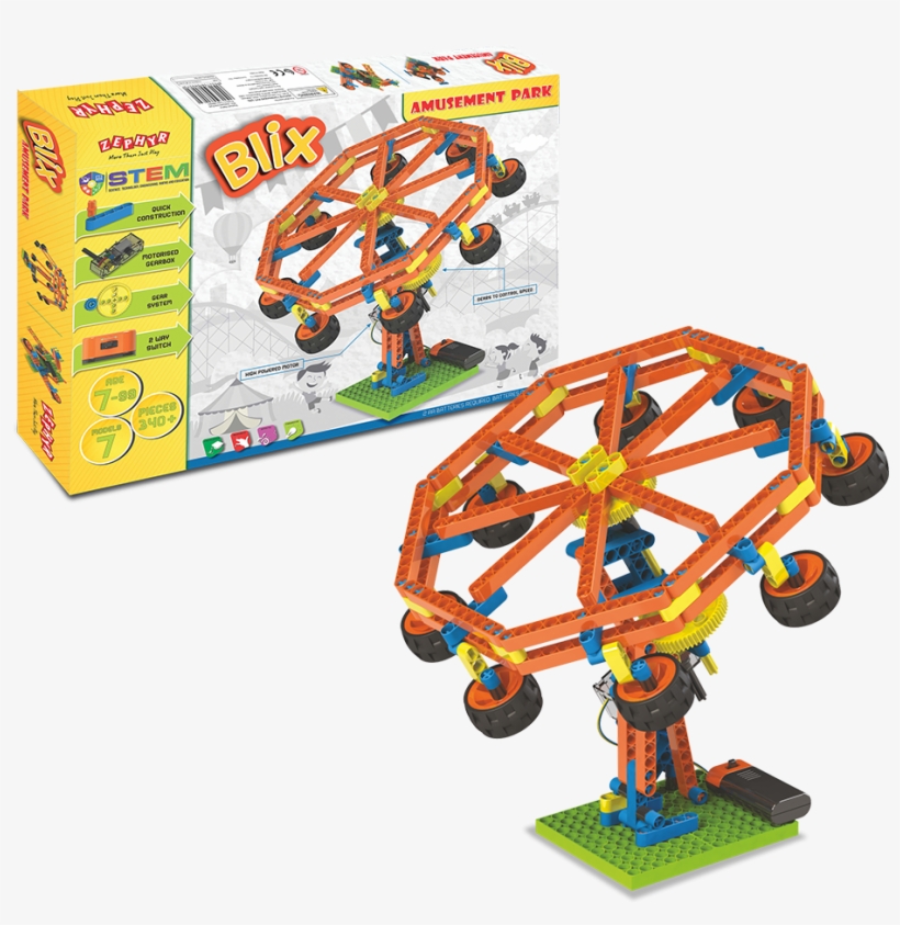 1538108153 Amusement-park - Zephyr Blix Gear Box - 100 Pieces, transparent png #5916695