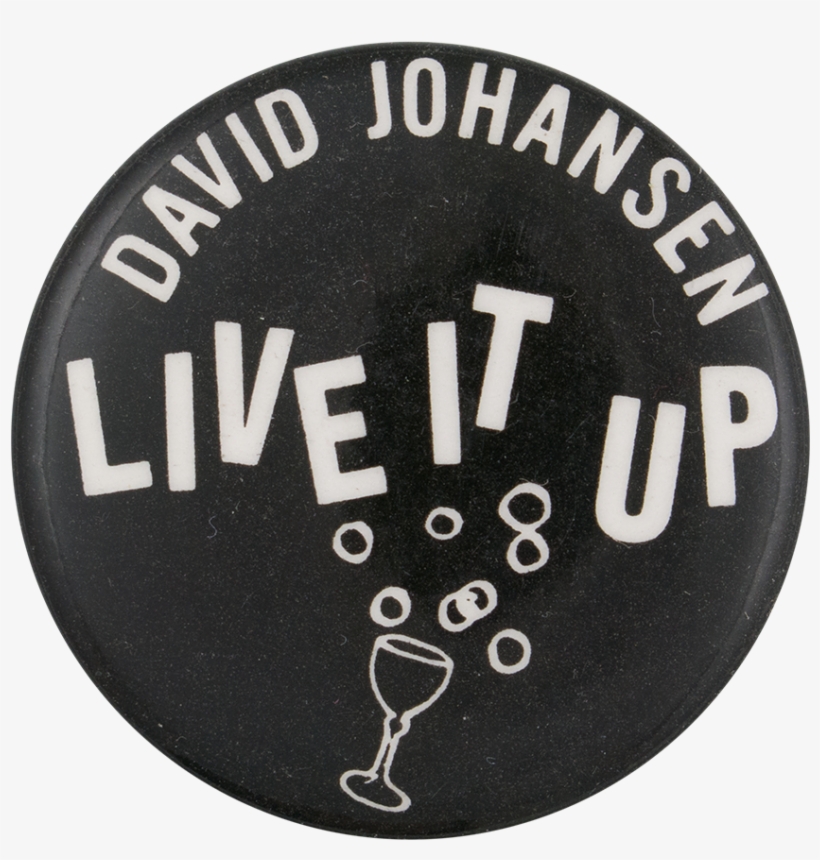 David Johansen Live It Up Music Button Museum - Circle, transparent png #5916869