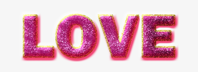 Glowing Love Text - Love U Nitin, transparent png #5916966