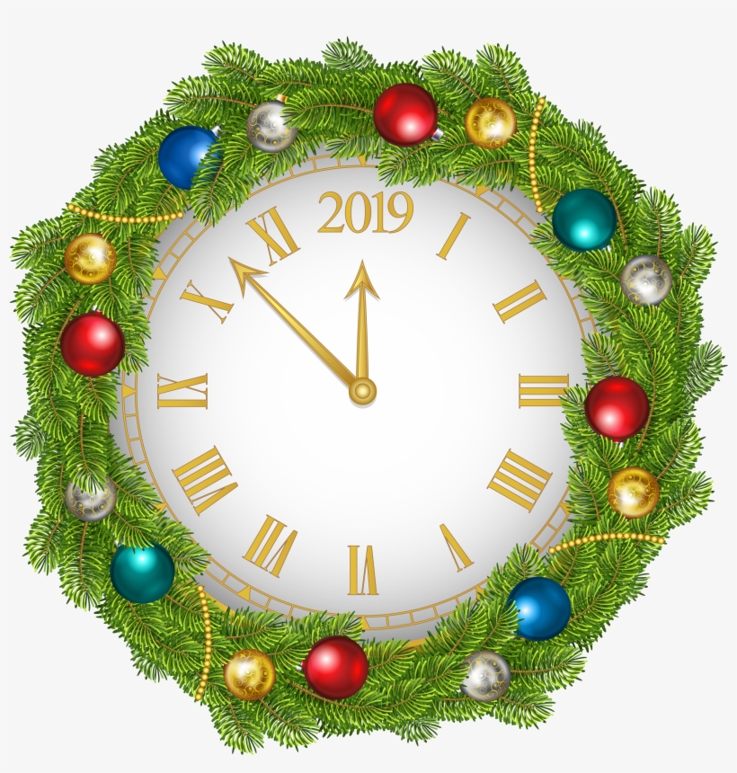 New Years Clock Png, transparent png #5917800