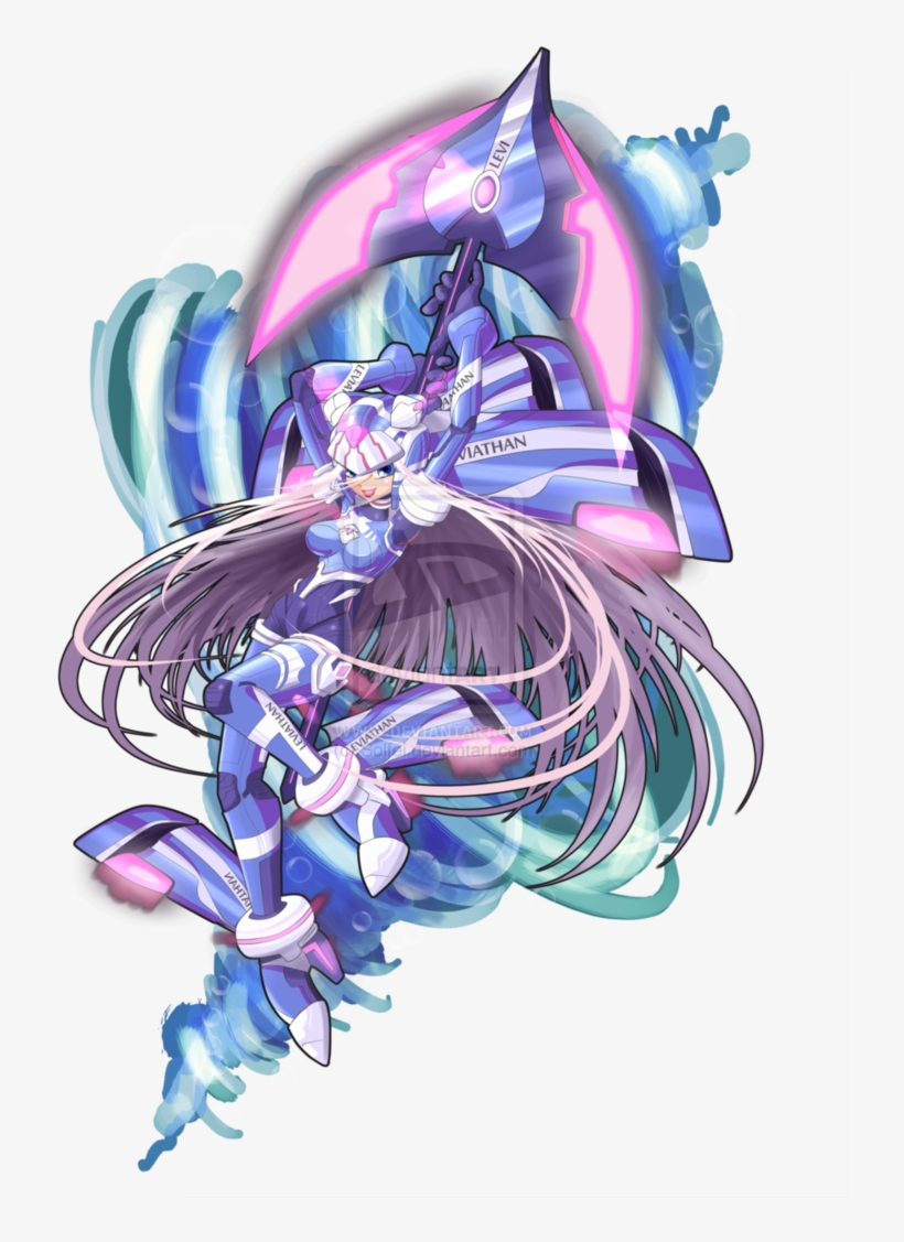 Leviathan In Mythos By Solfei-d3bkdhd - Leviathan In Megaman Zero 2, transparent png #5918004