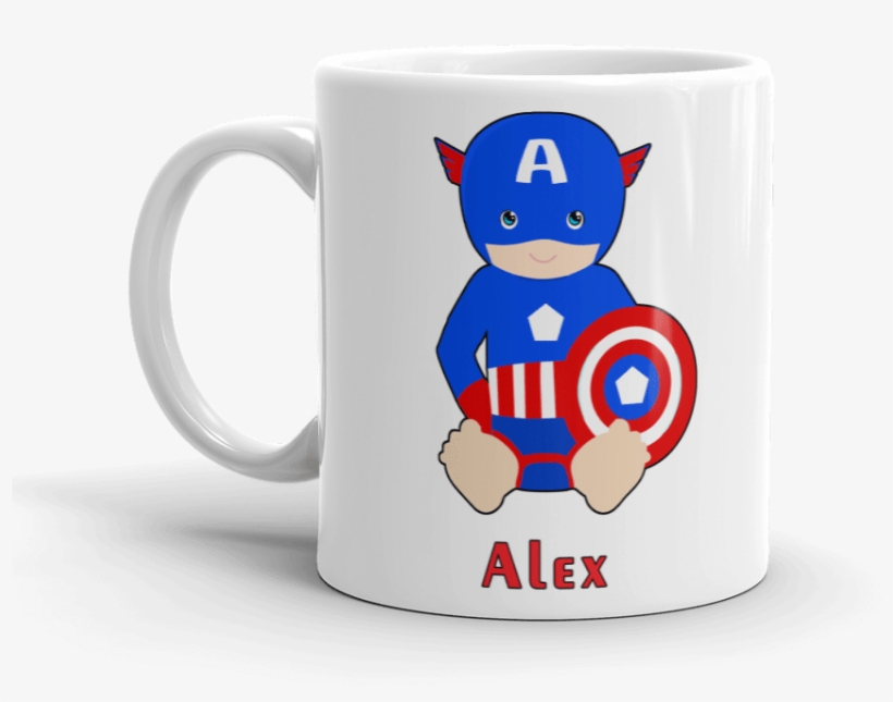 Captain America Kid Mug - Michael Steddum Brittany Double Brittany 11oz Coffee, transparent png #5918735