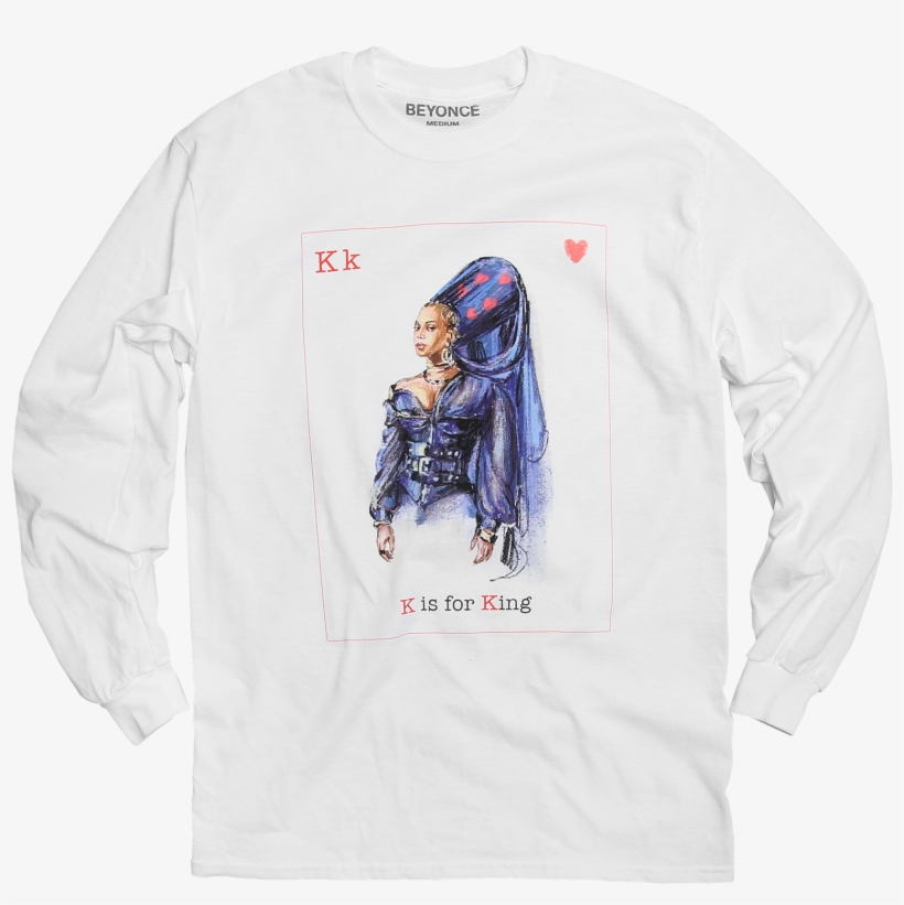 King Of Hearts Longsleeve, $45 - Beyonce Merchandise Size, transparent png #5919341