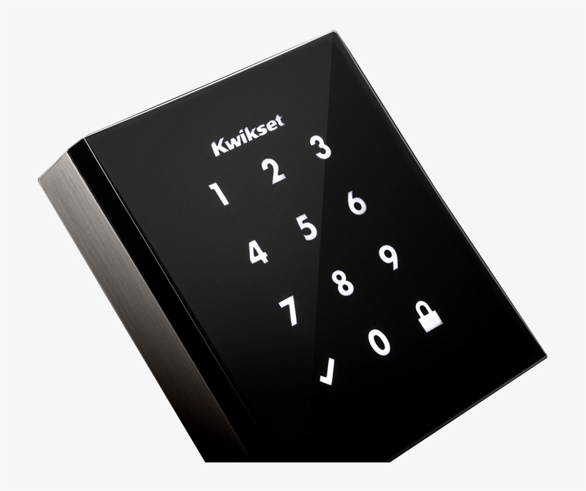 Our Breakthrough Low-profile Touchscreen Deadbolt - Weiser Obsidian Lock, transparent png #5919851