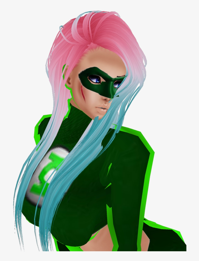 Green Lantern Jane Ivory - Cartoon, transparent png #5920630