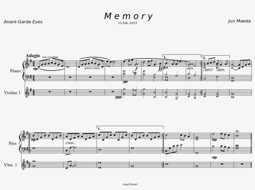 Print - Sheet Music, transparent png #5920761