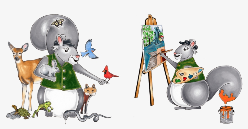 Reston A To Z Squirrels - Reston A To Z By Watt Hamlett, transparent png #5920881