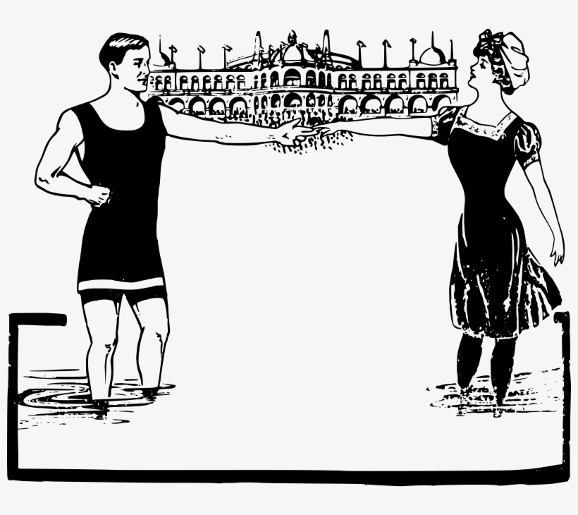 Ocean Bathers - Ocean, transparent png #5922068