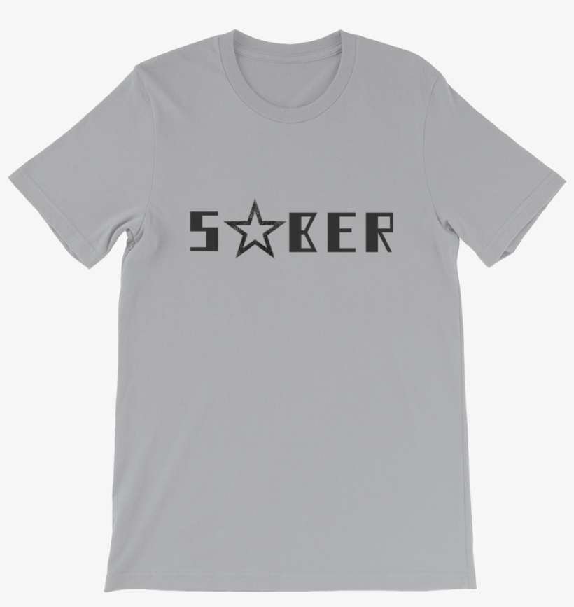 Sober Starz Black Logo Short Sleeve Unisex T Shirt - Simpleflips Dad Come Home, transparent png #5922124