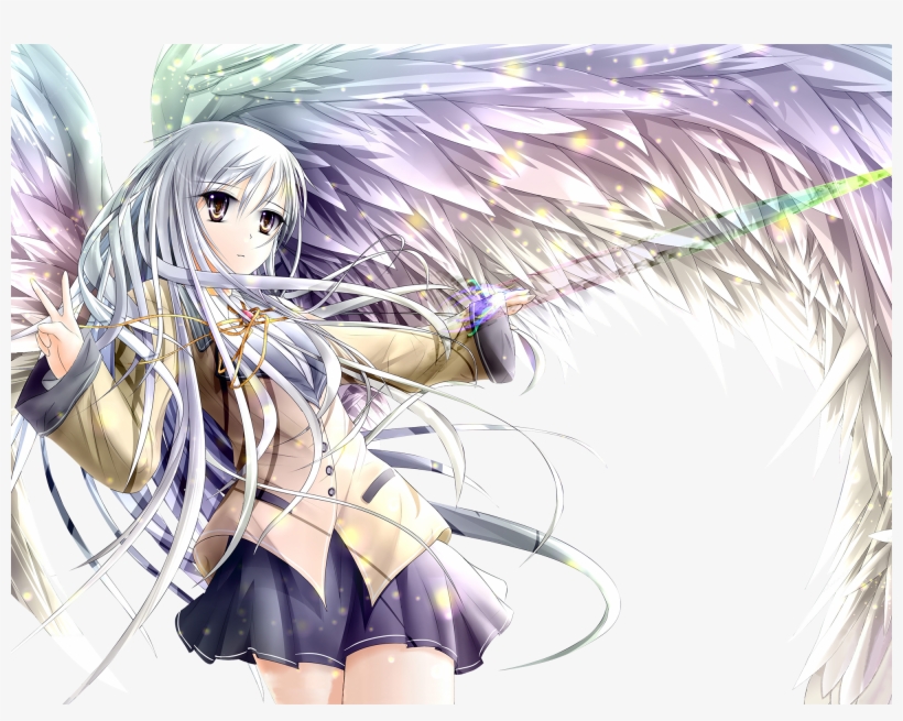 Fille De Manga Ange Manga Angel Beats Free Transparent