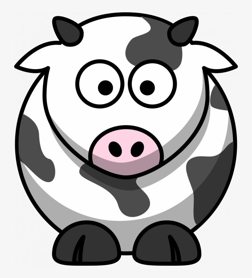 Medium Size Of How To Draw A Cartoon Monkey Head Swinging - Cartoon Cow With No Background, transparent png #5922562