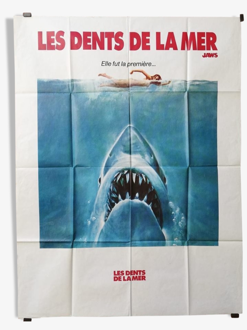 Les Dents De La Mer 120 * 160 Shows Preventive Original - Jaws Poster, transparent png #5922968