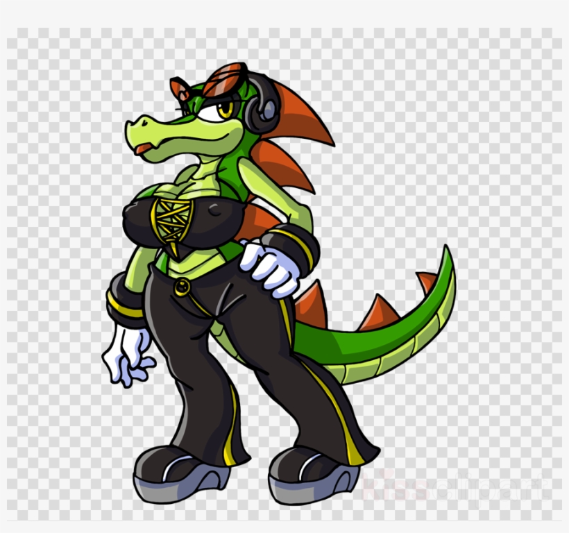 Female Vector Sonic Clipart Vector The Crocodile Espio, transparent png #5923710