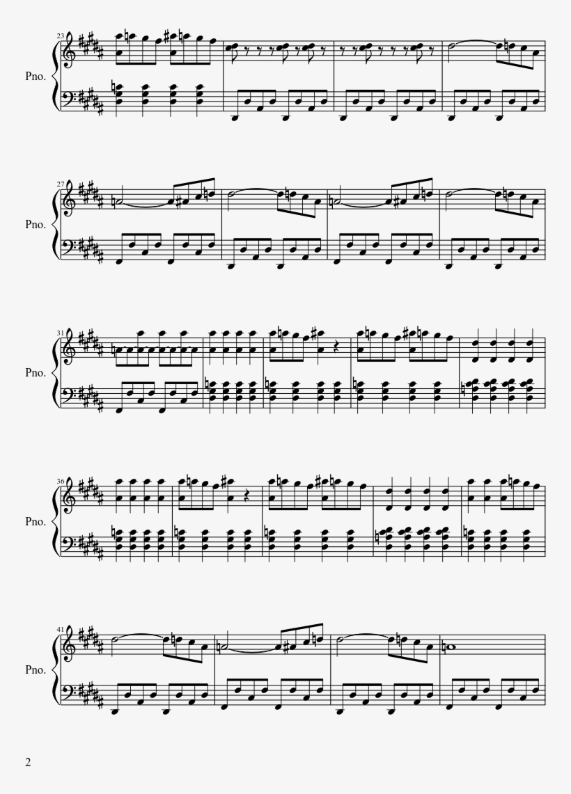 The Breakfast Machine Sheet Music 2 Of 4 Pages - Dust Helen Jane Long Sheet Music, transparent png #5924576
