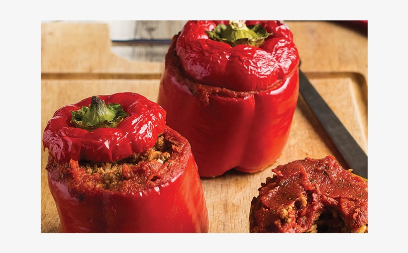 Mushroom Fajitas - Red Bell Pepper, transparent png #5924755