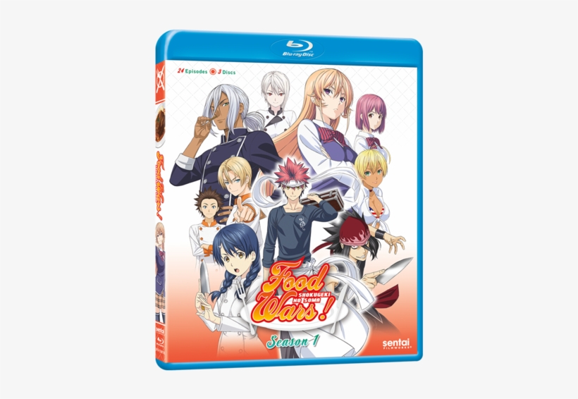 Food Wars Blu Ray, transparent png #5924860