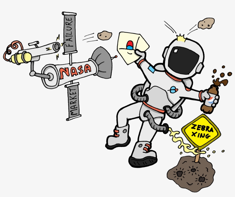 Hard To Forget A Peeing Astronaut Holding A Diet Pepsi - Jc Economics Tuition - Bukit Timah Shopping Ctr, transparent png #5924913