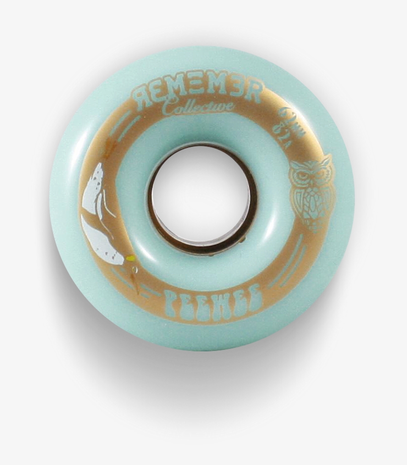 New Remember Collective Peewee Longboard Wheels Thane - Wheel, transparent png #5925009
