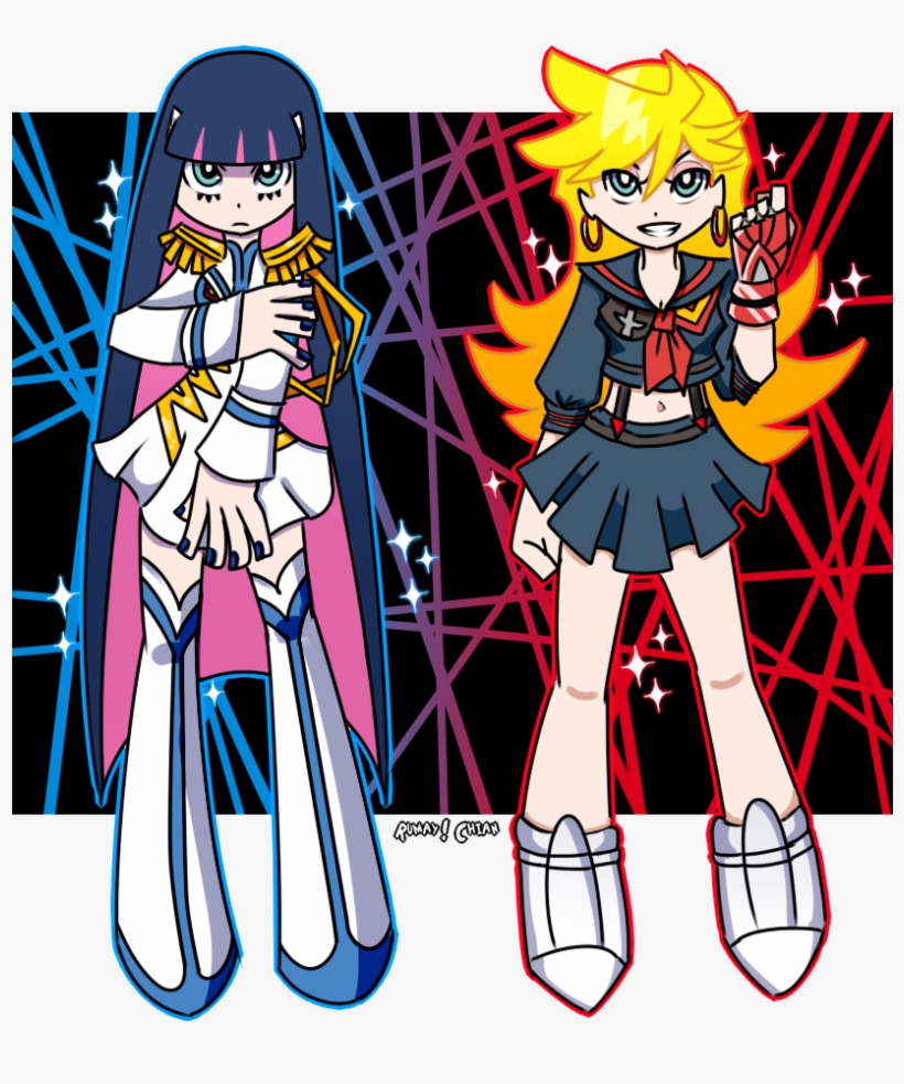 Ryuko Matoi Satsuki Kiryuin Panties Clothing Fictional - Kill La Kill Panty And Stocking Crossover, transparent png #5925473