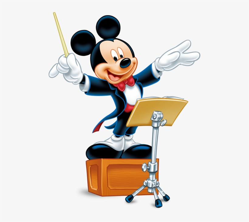 Musicista Walt Disney, Cute Disney, Disney Art, Disney - Maestro Mickey Mouse, transparent png #5925646