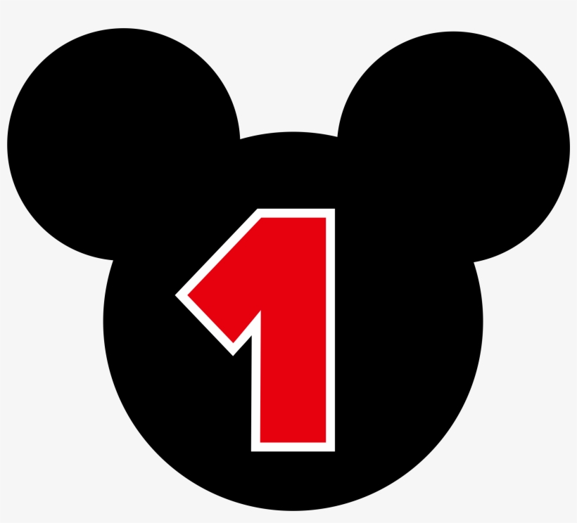 Clip Art Mickey Mouse Minnie Mouse The Walt Disney - Numero 1 Mickey Png, transparent png #5925750