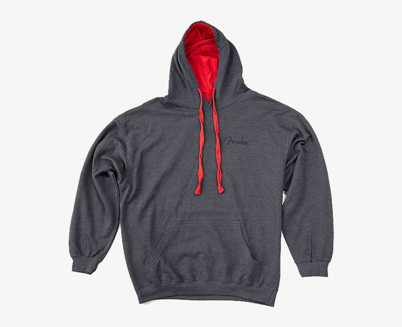 Fender Pullover Sweatshirt, Black With Red Hood, Xl - Sweat À Capuche Fender Flag M - Flag M - Sweat À Capuche, transparent png #5926195