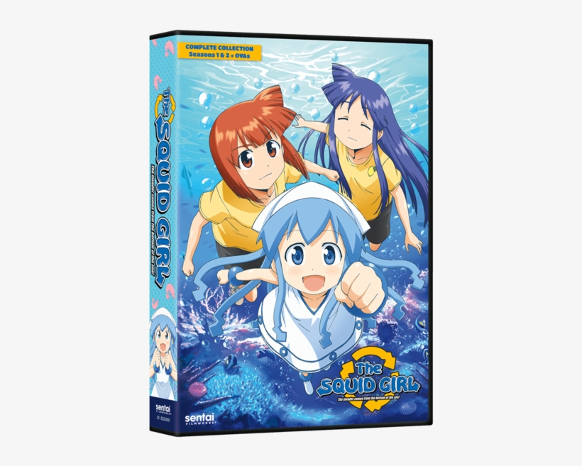 Squid Girl Seasons 1 & 2 Complete Collection Dvd Front - Squid Girl Blu Ray, transparent png #5926248