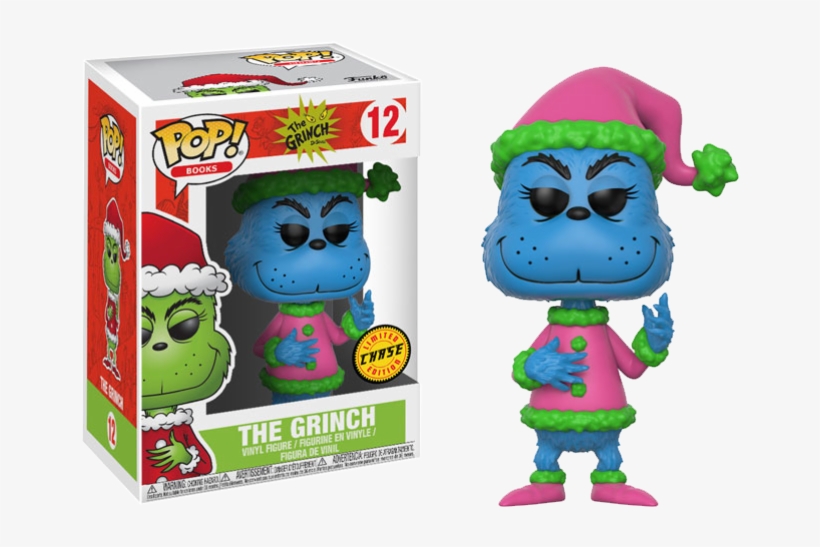 Pop Figure The Grinch Santa Grinch Chase - Funko Pop Grinch Chase, transparent png #5926665