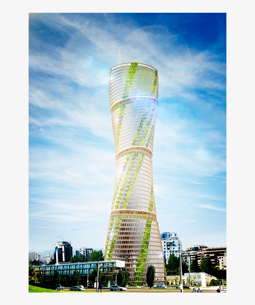 Courtesy Of Hermann Kamte & Associates - Skyscraper, transparent png #5926871