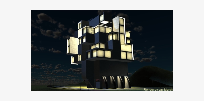 Motary Building - Brutalist Architecture, transparent png #5927075