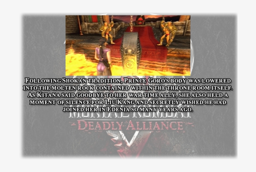 Ending - Mortal Kombat Deadly Alliance, transparent png #5927183