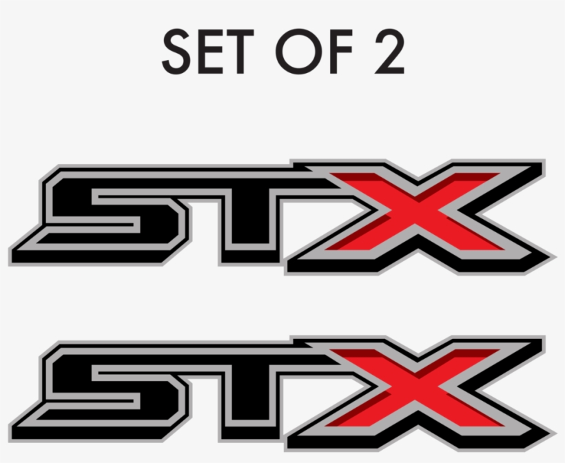 Set Of - Ford 2018 Stx Sticker, transparent png #5927392