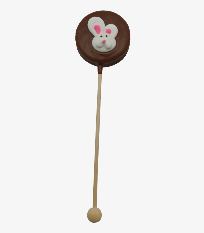 Easter Chocolate Covered Cookie Pop - Chocolate, transparent png #5927930