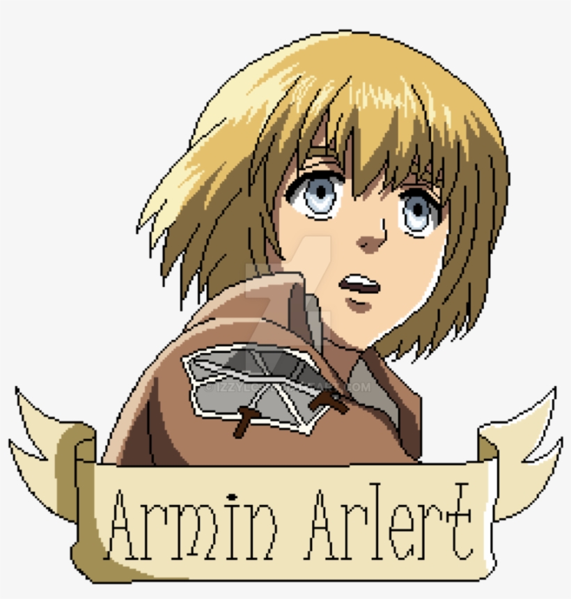 Armin Arlert From 'attack On Titan' As An 8-bit Game - Bit, transparent png #5927987