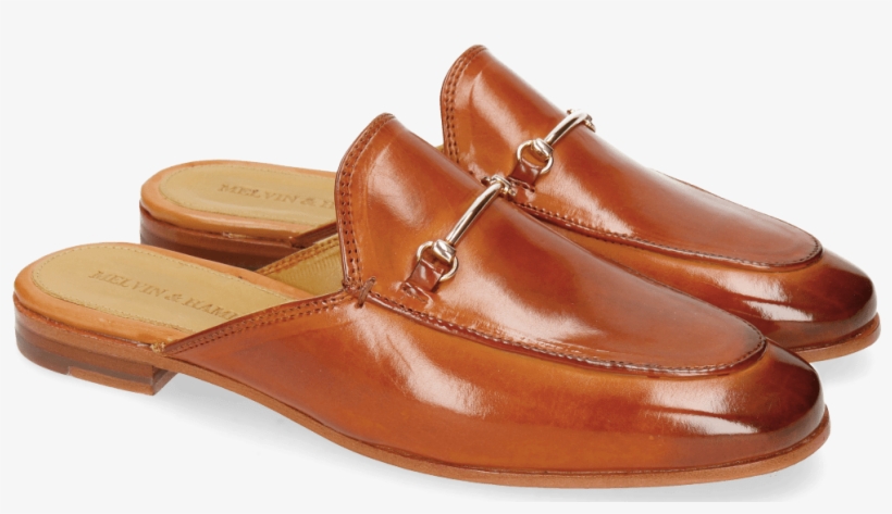 Mules Scarlett 4 Arancio Trim Gold - Melvin & Hamilton, transparent png #5928896
