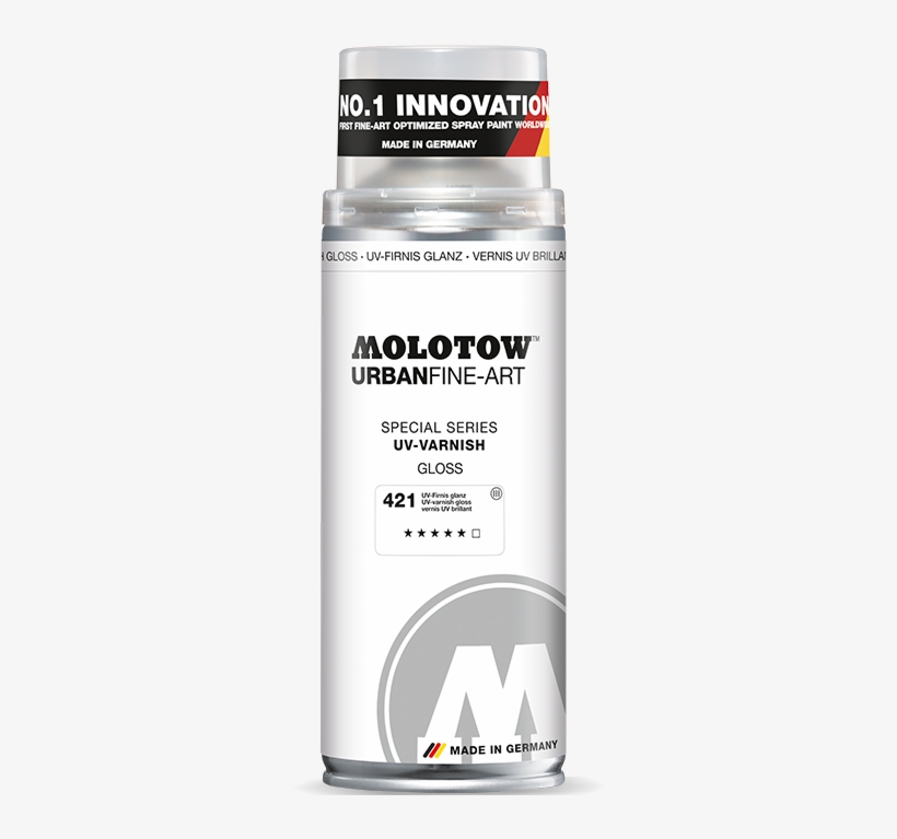 Molotow Urban Fine Art Uv Varnish Spray Paint, transparent png #5928946