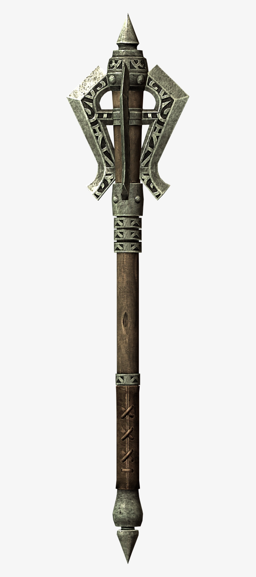 Steel Mace, - Skyrim Mace, transparent png #5929099