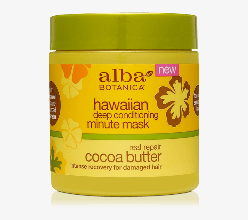 Size - 5 - 5 Oz - Alba Botanica Hawaiian Cocoa Butter Deep Conditioning, transparent png #5929318