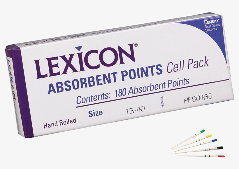 Image For Lexicon Absorbent Points Sterilized Taper - Writing, transparent png #5929319