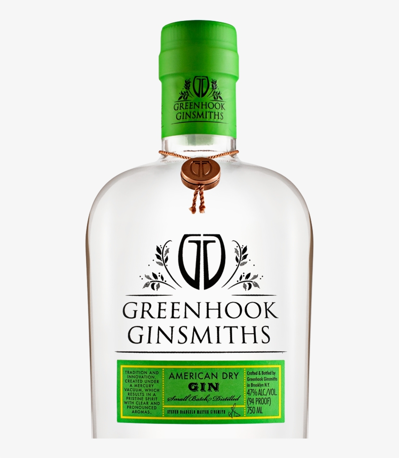 Greenhook Ginsmiths American Dry Bottle, transparent png #5930624