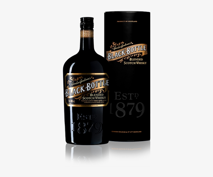 Black Bottle Blended Scotch Whisky - Black Bottle Blended Scotch Whiskey, transparent png #5930721