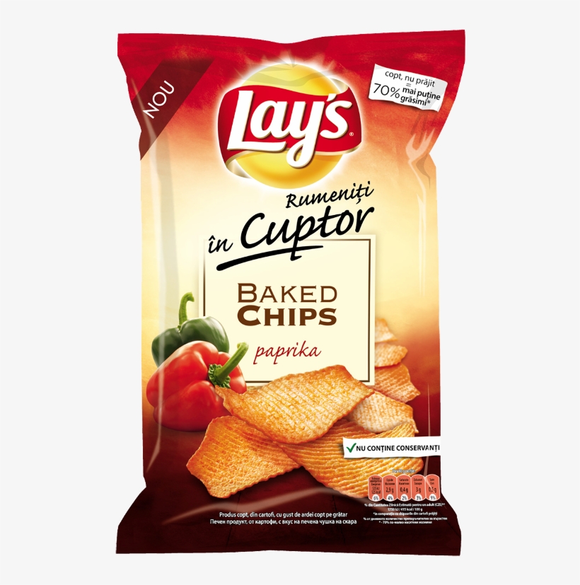 Lays Baked Paprika - Lays Печен Чипс, transparent png #5931142