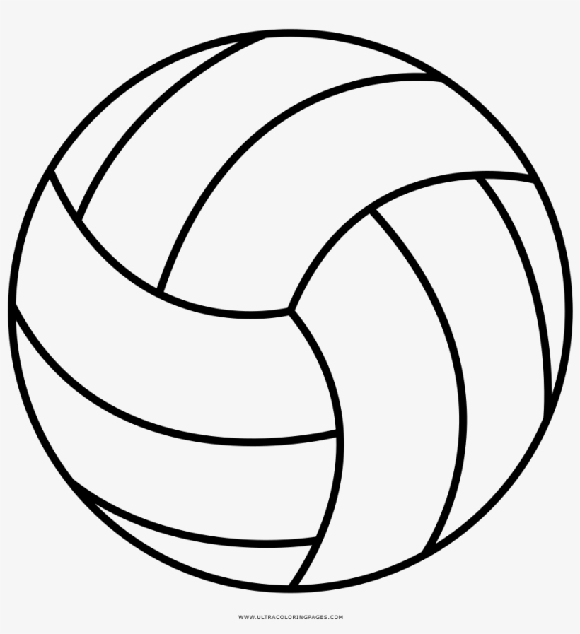 Clip Art Stock Beach Sport Clip Art - Volleyball Clipart Black And White, transparent png #5932072
