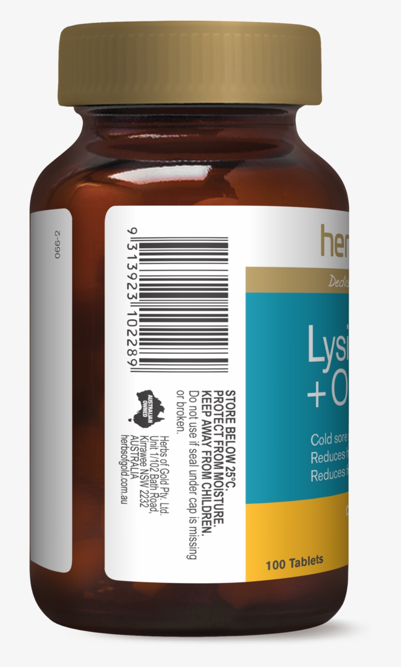 Lysine 1000 Olive Leaf - Herbs Of Gold Digestive Enzymes, transparent png #5932191