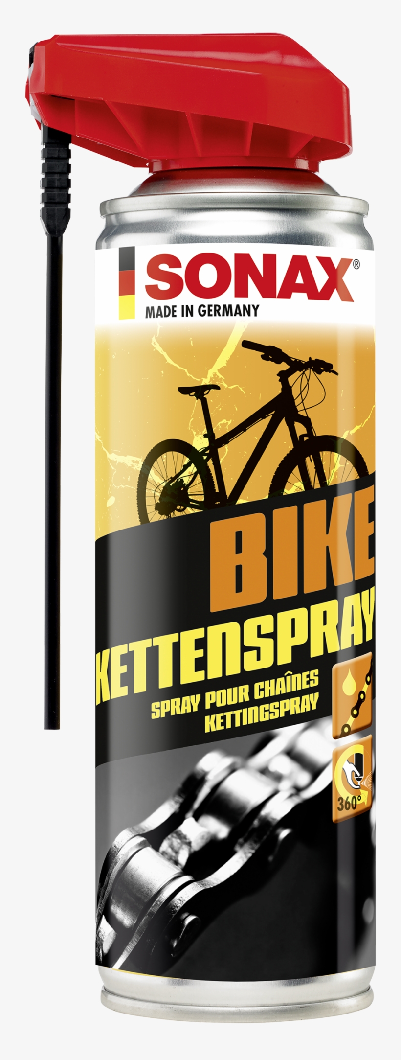 Sonax Bike Chain Spray With Easyspray - Bicycle Cleaner Sonax Bike 852400 750 Ml, transparent png #5932652