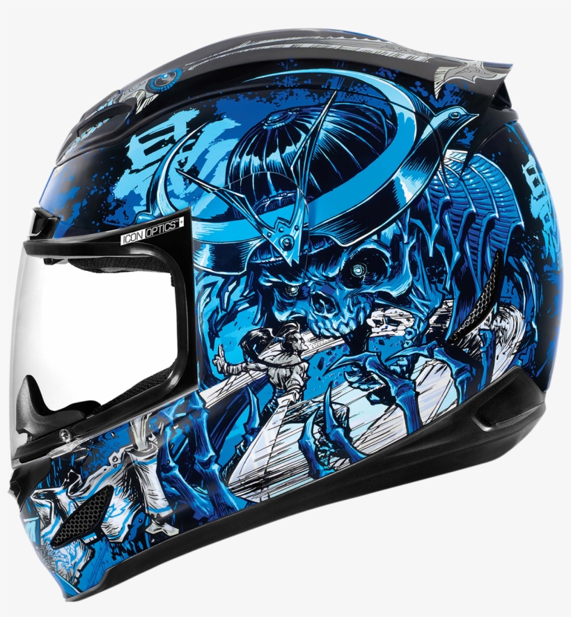 Airmada Shadow Warrior - Green Full Face Motorcycle Helmet, transparent png #5933468